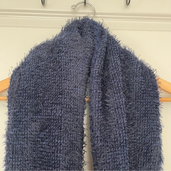Navy Blue Infinity Scarf - Picture 2 of 7
